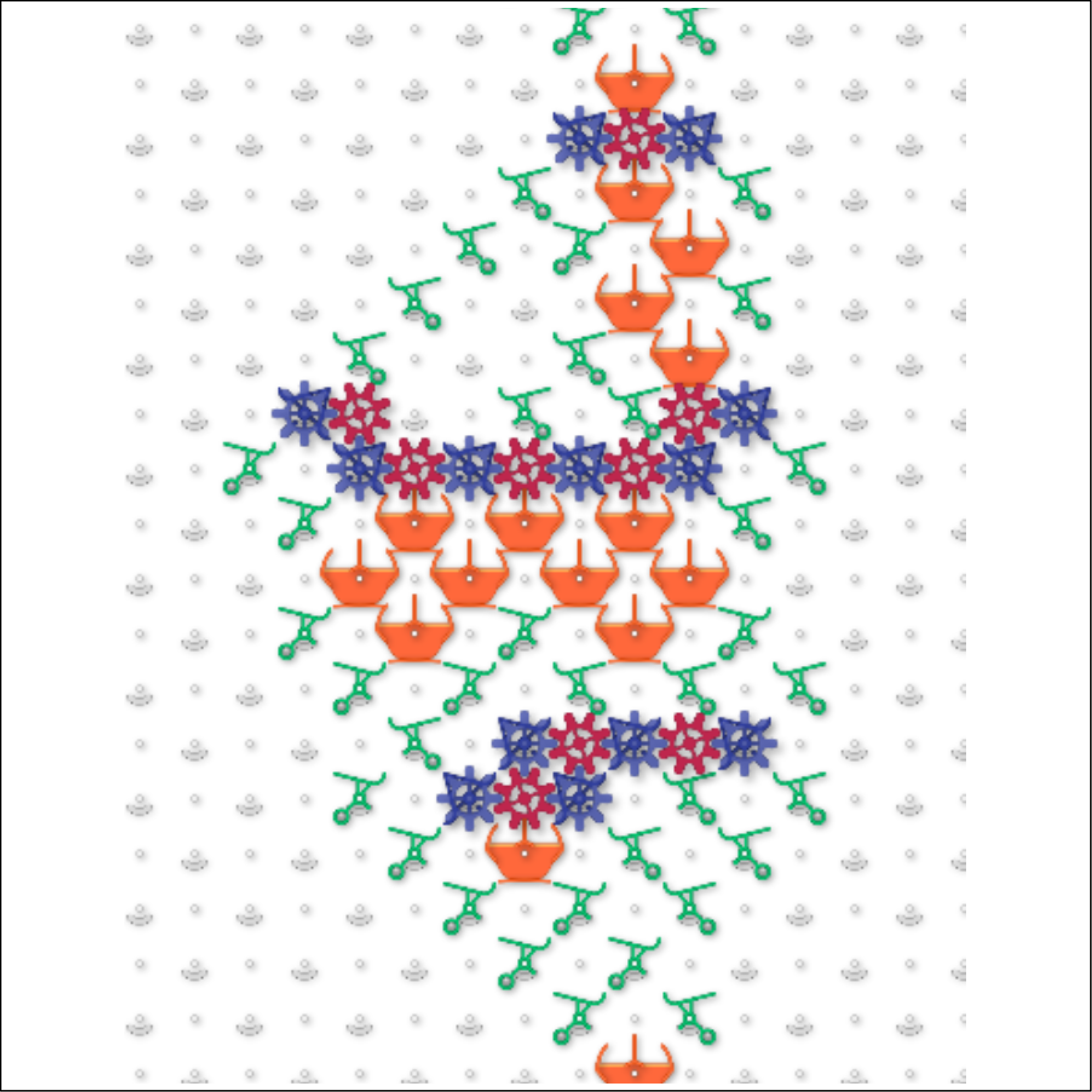 Emulating a Rule 110 Cellular Automaton in Turing Tumble