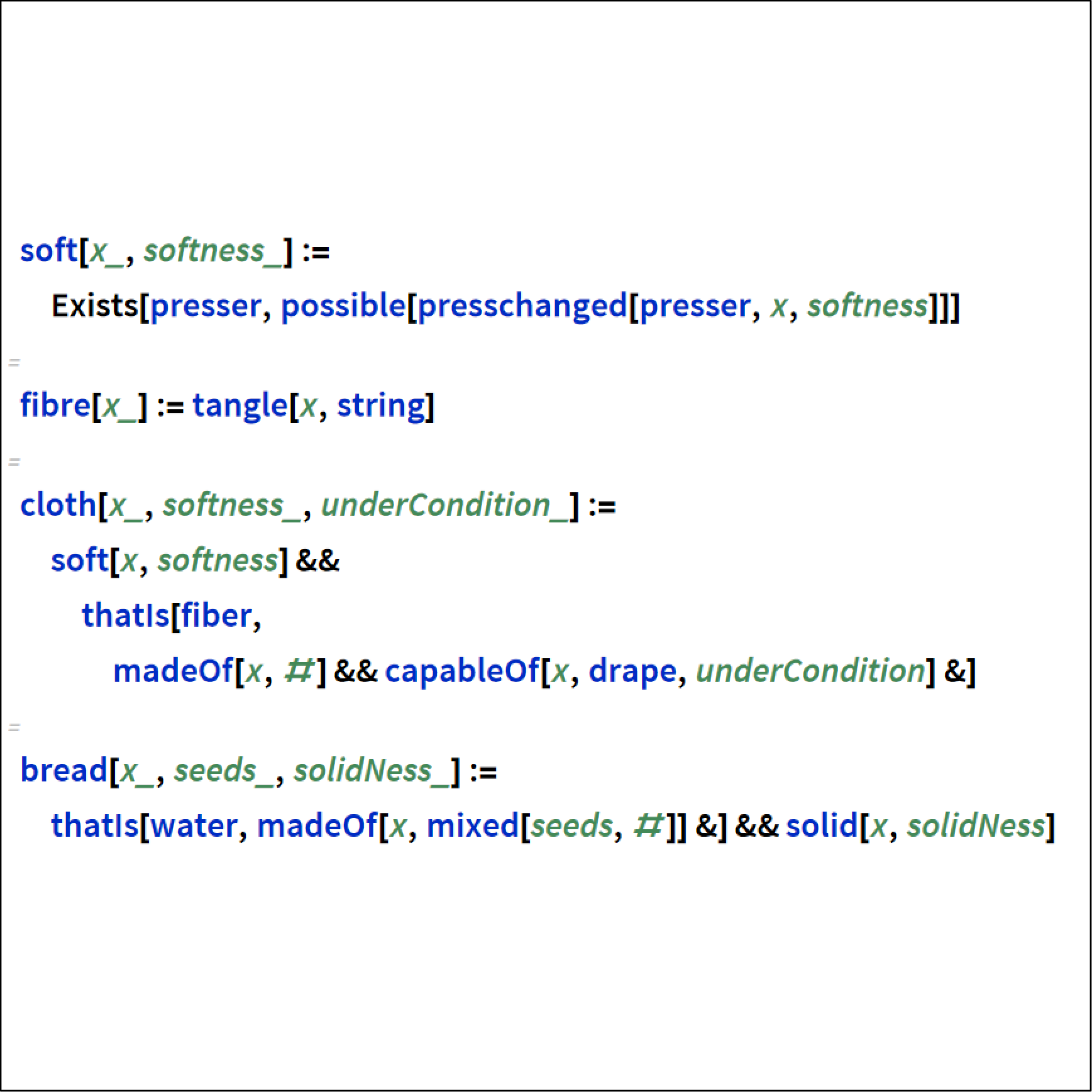 Non-Circular Dictionary in Code